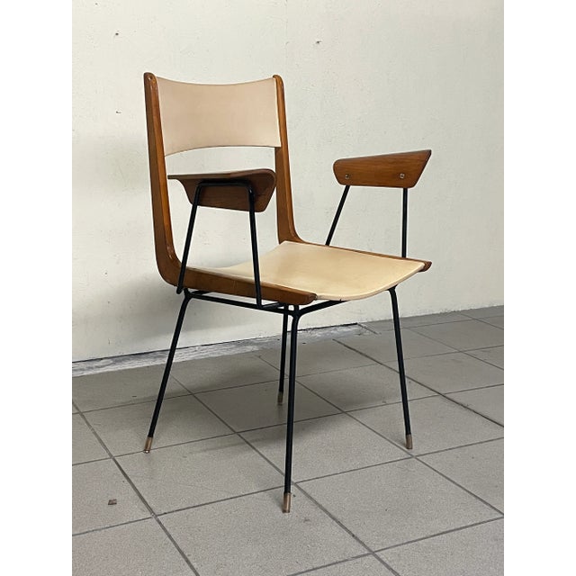 Boomerang Desk Chair by Carlo Ratti, 1950s For Sale - Image 15 of 18