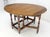 Solid Tiger Oak Oval Drop Leaf Gate Leg Dining Table Clean! For Sale - Image 13 of 18