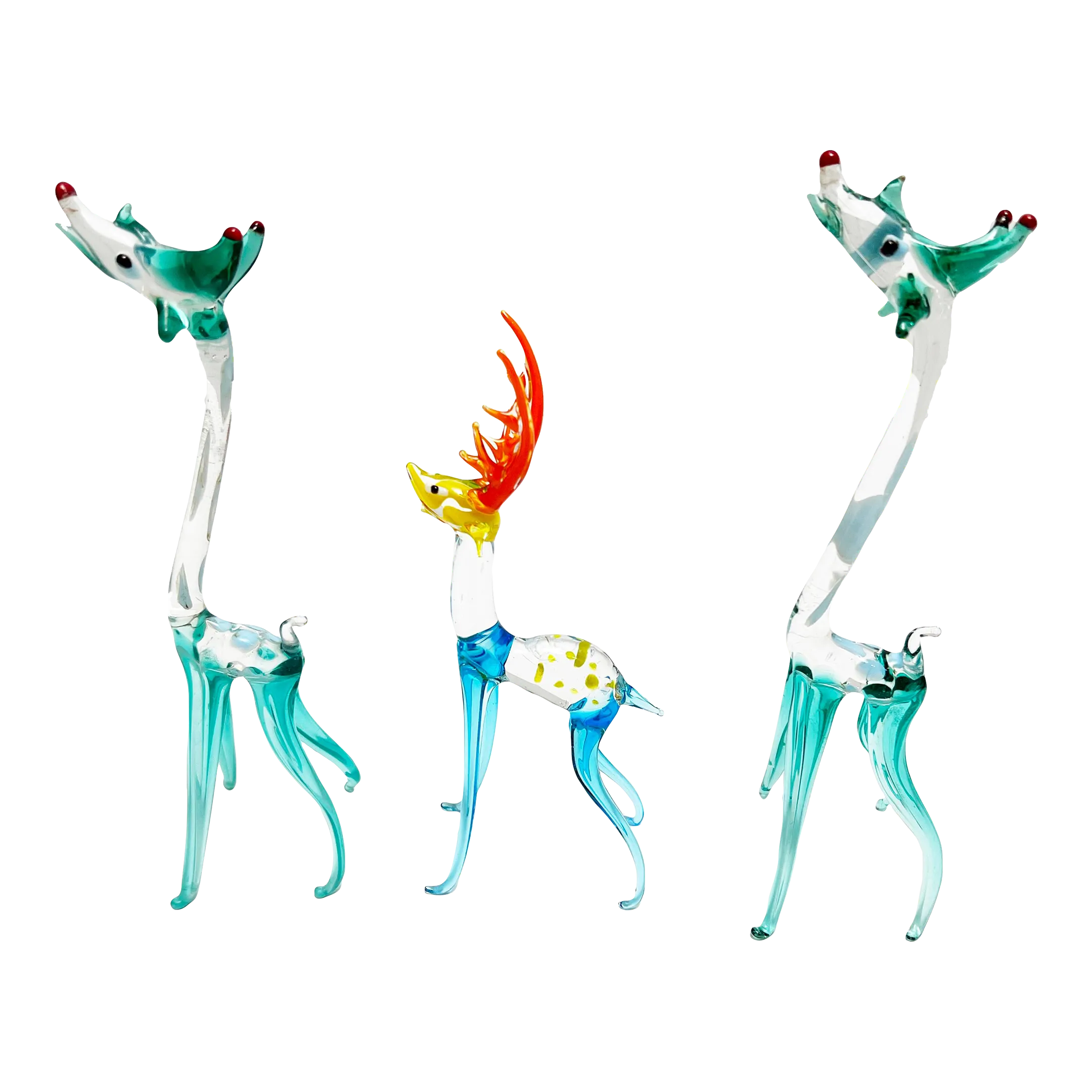 Gorgeous Murano handblown glass MCM stag decanter, image size:2160x2160