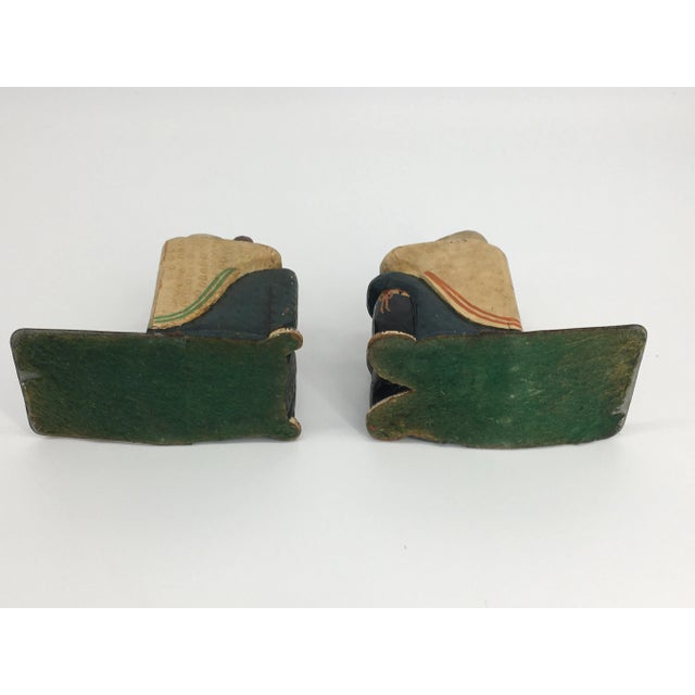 Early 20th Century 20th Century Grenfell Mission Bookends of Inuit Figures - Set of 2 For Sale - Image 5 of 10