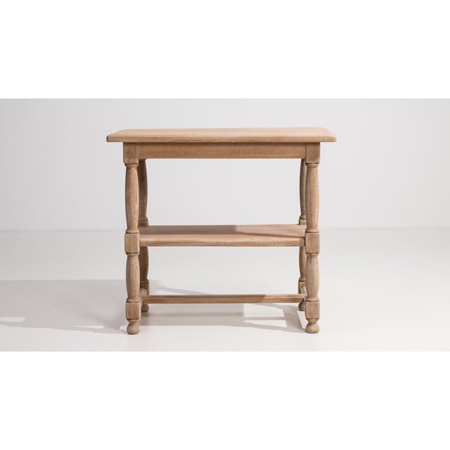 Oak Console Table With Turned Legs France Early 1900s For Sale - Image 9 of 12