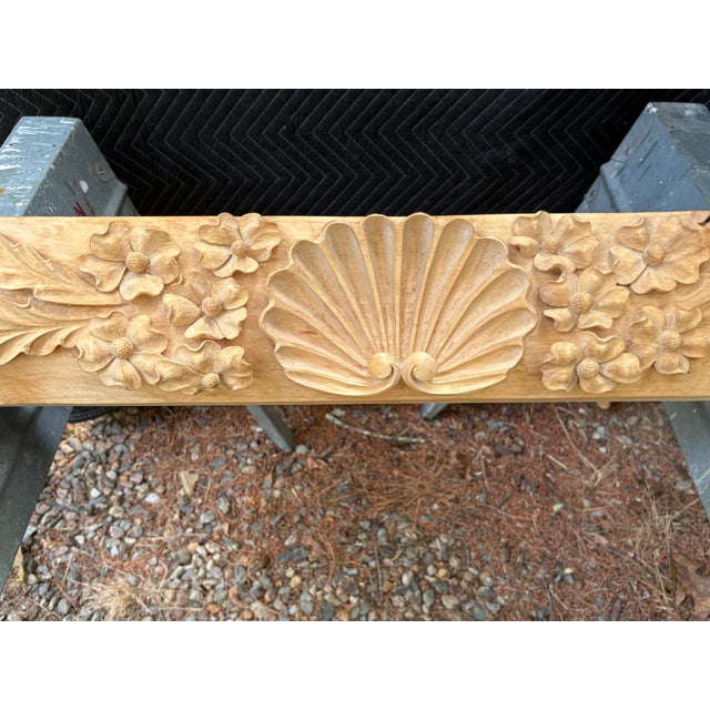 Hand Carved Mantle For Sale - Image 12 of 17
