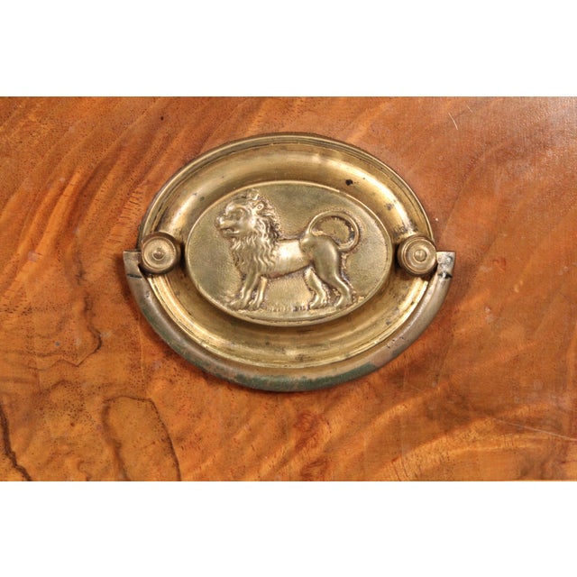 Antique Continental Louis XVI Style Walnut Chest of Drawers For Sale - Image 9 of 13