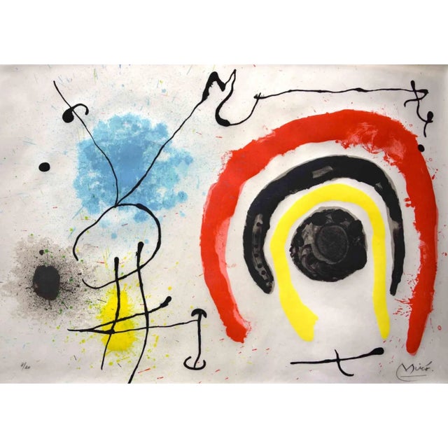 1960s Joan Miró, Le Lézard aux Plumes d'Or, Original Lithograph, 1967 For Sale - Image 5 of 5