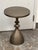 Arhaus Sculptural Bronze Finish Pedestal Martini Side Table For Sale - Image 11 of 12