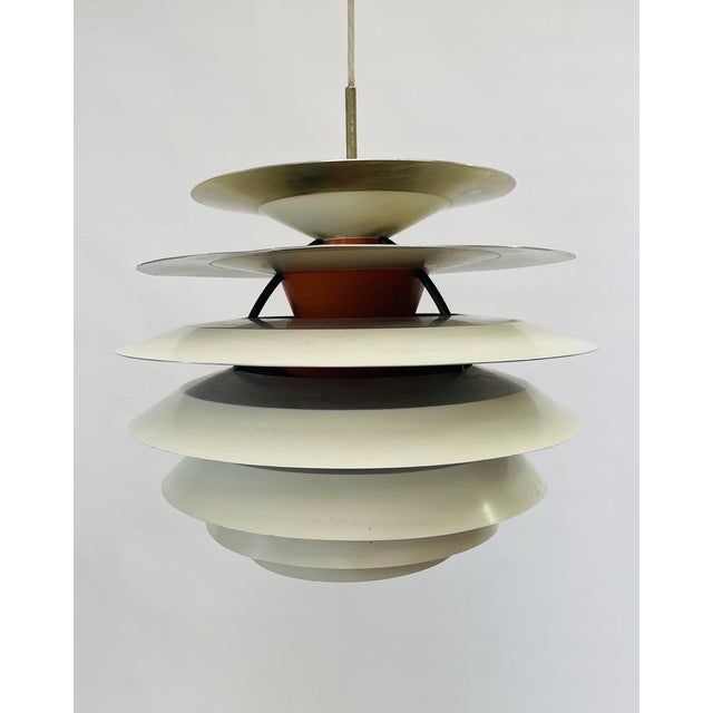 Orange Kontrast Lamp by Poul Henningsen For Sale - Image 8 of 9