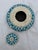 African Bone Inlay Lidded Turquoise Box For Sale - Image 3 of 10