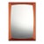 Vintage Rectangular Wall Mirror with Teak Frame, Denmark, 1960s For Sale - Image 6 of 7