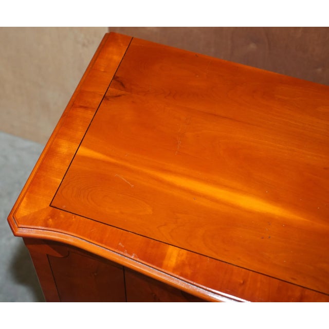 Wood Yew Wood TV Media Cupboard For Sale - Image 7 of 17