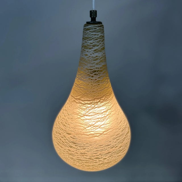 Satin Glass NB 99 E/00 Pendant Lamp from Philips, 1958 For Sale - Image 9 of 12