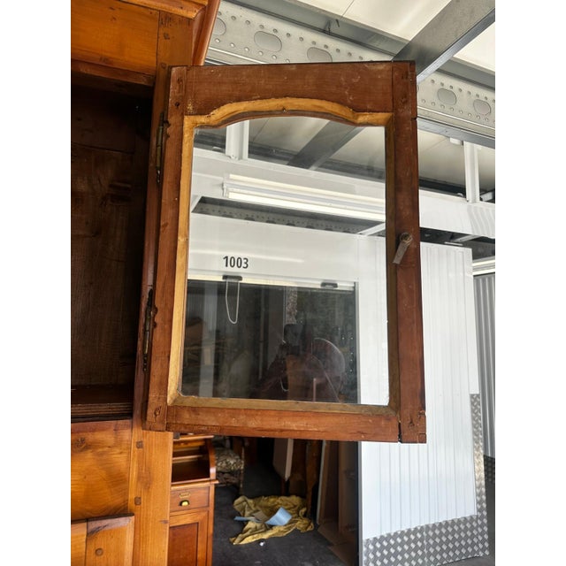 Antique Early 19th Century French Cherrywood Grandfather Clock Case For Sale - Image 18 of 18