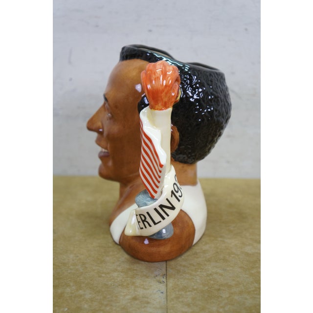 1990s Royal Doulton Jesse Owens Olympic Track & Field Toby Character Jug For Sale - Image 10 of 13