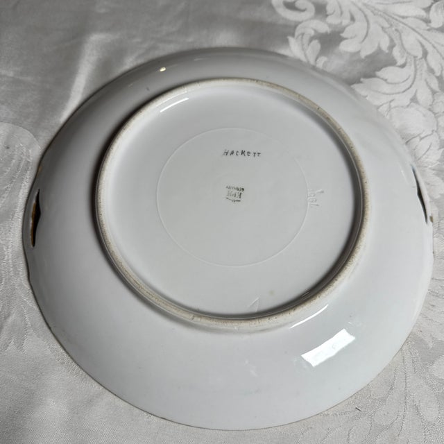 1900 - 1909 Antique Gotham, Austria “Poppy” Serving Plate. For Sale - Image 5 of 5