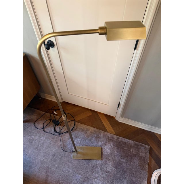 2020s Brass Adjustable Floor Lamp For Sale - Image 5 of 9