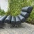 Black Vintage Mid Century Modern "Kingston" Lounge Chair After William Plunkett For Sale - Image 8 of 12