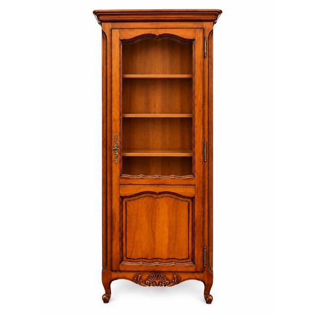 Louis XV Provençal Silver Display Cabinet, 1950s For Sale - Image 6 of 6