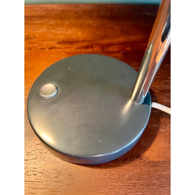 Mid-Century German Desk Lamp with Gooseneck and Witch Hat from Hillebrand Lighting, 1950s For Sale - Image 6 of 11