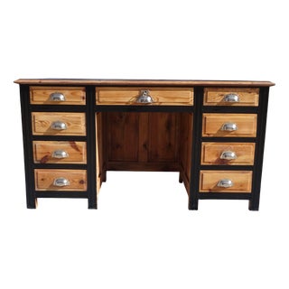 Vintage Pine Desk, 1940s For Sale