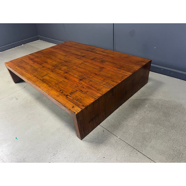 Large Coffee Table in Bamboo attributed to Axel Vervoordt, 1980s For Sale - Image 10 of 13