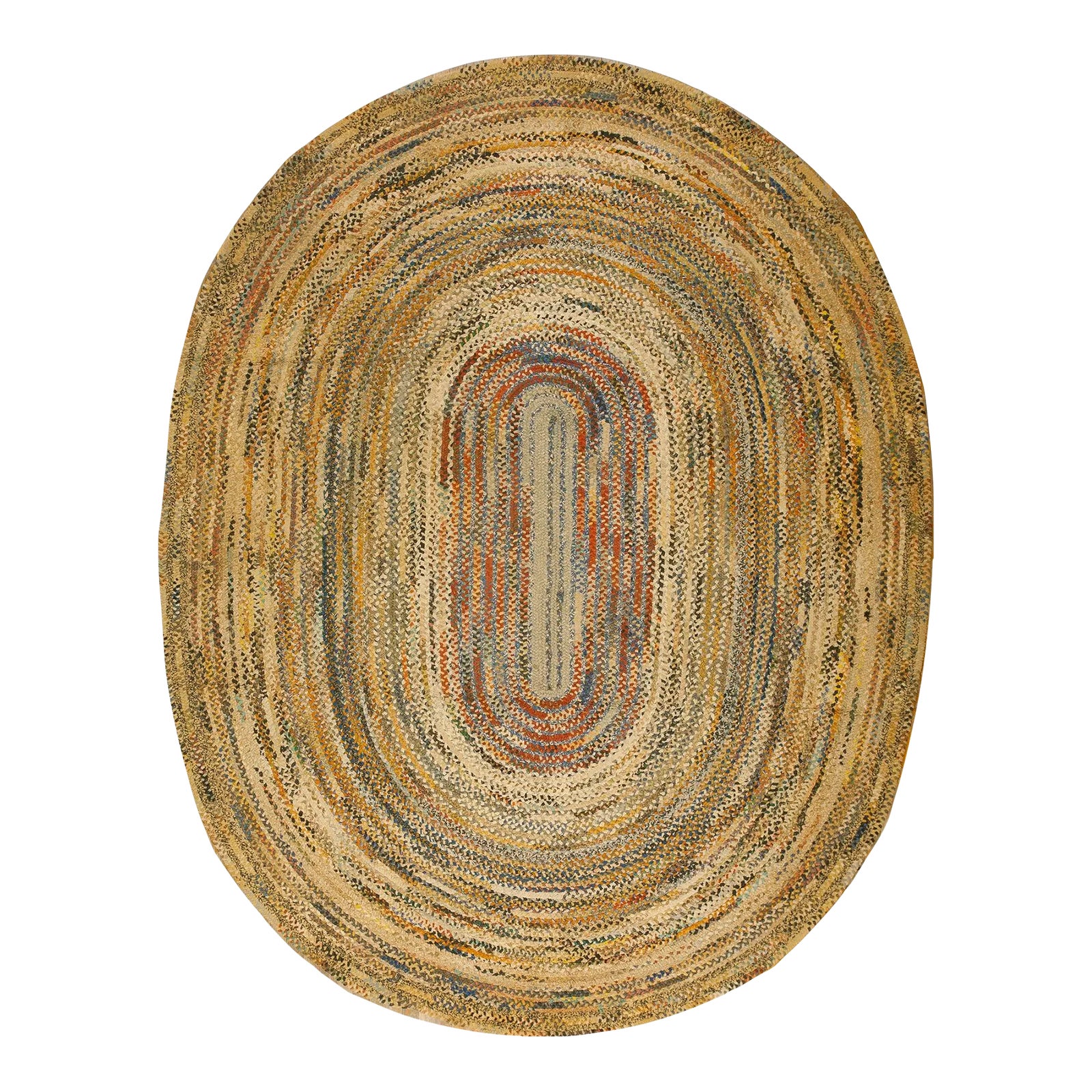 1930s American Braided Rug | Chairish