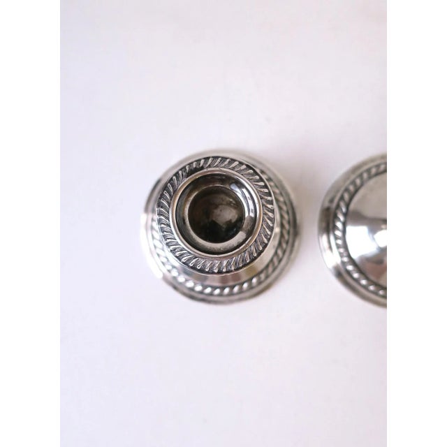 Sterling Silver Candlesticks Holders, Gorham, Pair For Sale - Image 10 of 13