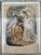 Original hand-colored French fashion plate from La Mode Illustrée, dated 1871 (No. 25) and published in Paris. This...