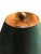 Wood Vintage Coy Fish Relief Lamp With Green Shade For Sale - Image 7 of 10