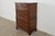 American Henkel Harris Georgian Solid Mahogany Eight-Drawer Highboy Dresser, 1960s For Sale - Image 3 of 12