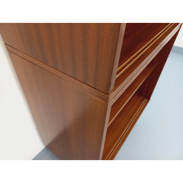 Vintage Teak-Style Mahogany Bookcase, 1960s For Sale - Image 6 of 15