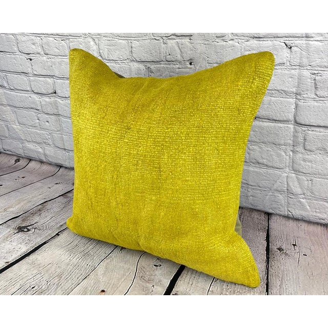 Vintage Pillow Case Turkish Hemp Pillow Decorative Hemp Pillow Dry cleaning only. PILLOW INSERT IS NOT INCLUDED