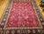 Vintage Persian Tabriz Rug, Hand-Knotted Wool, All Over Geometric Pattern, Red & Navy, 10x13 For Sale - Image 10 of 18
