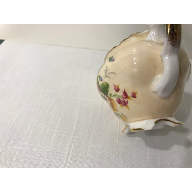 Foley Meadowsweet Creamer, Sugar and Tray Bone China Set With Demi Spoon - 4 Piece Sey For Sale - Image 12 of 13