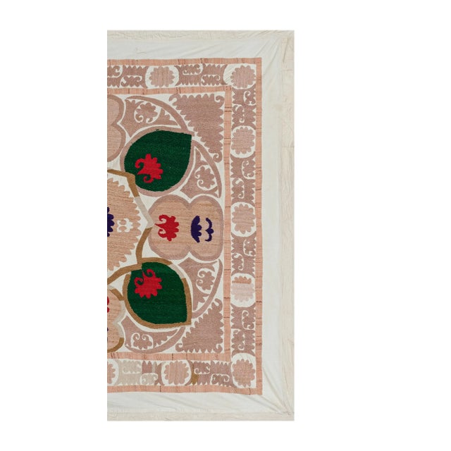 Suzani Wall Hanging Decor - Uzbek Textile Dimension; 47.2'' x 47.2"" inches / 120 x 120 cm / 3'11'' x 3'11'' Material:...