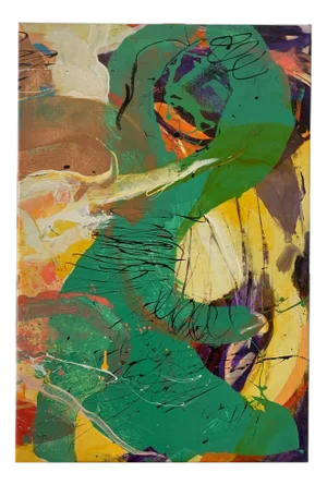 Monika Rossa, Abstraction, 2022, Oil on Canvas