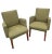 Mid Century Modern Green Lounge Chairs by Milwaukee Chair Company for Upholstery - Pair For Sale In Chicago - Image 6 of 7