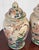 Vintage 16" Chinese Chinoiserie Porcelain Cherry Blossom & Bird Urn - A Pair For Sale - Image 6 of 11