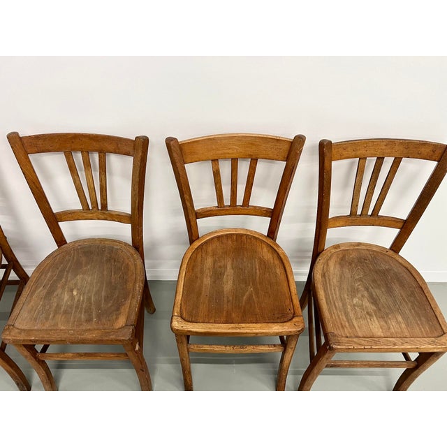 Vintage Bistro Chairs, 1960s, Set of 5 For Sale - Image 11 of 15