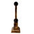 Gold Maitland Smith Style Faux Tortoiseshell and Stainless Steel Candle Holders - A Pair For Sale - Image 8 of 9