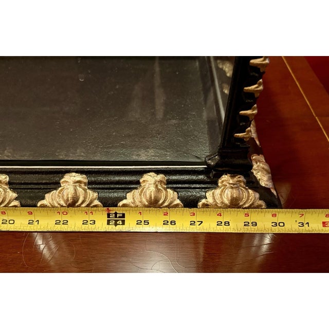 Black Rare Antique J W FISKE AQUARIUM TERRARIUM CAST IRON Victorian Restored FISH TANK For Sale - Image 8 of 12