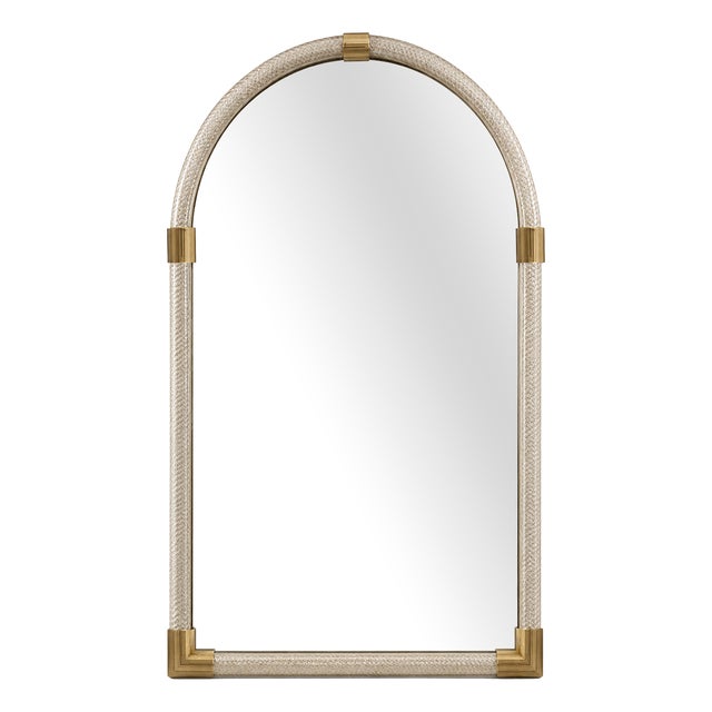 Giove Murano Glass Mirror by Fratelli Tosi For Sale