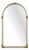 Giove Murano Glass Mirror by Fratelli Tosi For Sale