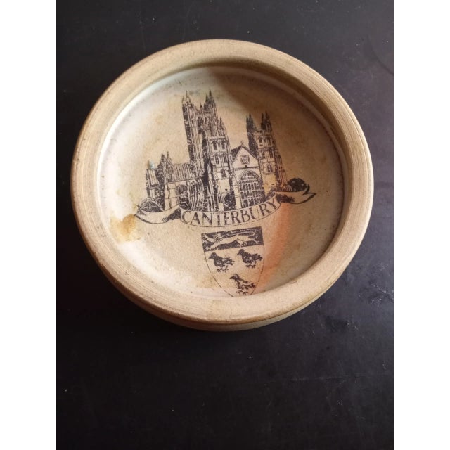 Contemporary 1970s Canterbury Pottery England Trinket Holder For Sale - Image 3 of 6