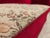 Wood Danish Three-Seater Drop Arm Spanish Sofa in Red Furniture Velour, 1970s For Sale - Image 7 of 18