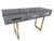 This grey console table is an eye-catching blend of modern elegance and traditional craftsmanship. The table is designed...