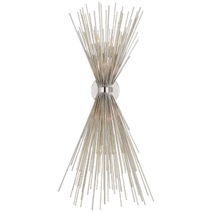 Kelly Wearstler for Visual Comfort Signature Strada Large Sconce in Polished Nickel