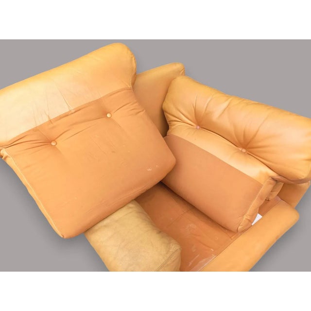 Coronado Leather Chair by Tobia Scarpa for B&B Italia, 1970s For Sale - Image 6 of 8