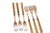 Mappin & Webb Circa 1910 Antique Mappin & Webb European Victorian Fish Knife and Fork Set- 6 Forks 6 Knives For Sale - Image 4 of 8