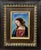 Stunning Hand Painted French Miniature Enamel on Copper depicting a portrait religous view of the Virgin Mary, complete...