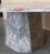 1970s Substantial White, Grey, Black, Pink Marble Coffee Table, Sculptural Base For Sale - Image 6 of 9