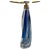 1950s Twisted Crystal Table Lamp from Val Saint Lambert, Belgium, 1950s For Sale - Image 5 of 6